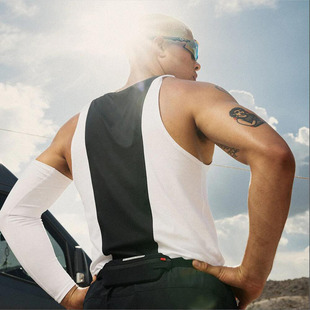 European Size Basketball Sports Vest Men's Loose I-Shaped Quick-Drying Sleeveless Top Training Clothes Running Fitness Clothes