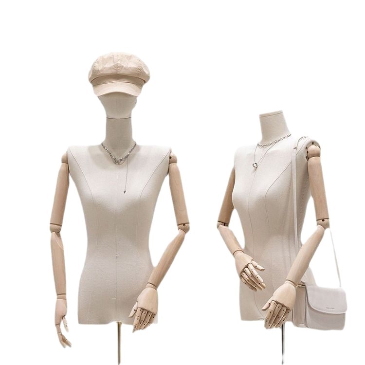 Modelo de hombro plano tienda de ropa al por mayor accesorios de las mujeres de ángulo recto modelo de ropa de hombro estante maniquí soporte de exhibición de todo el cuerpo