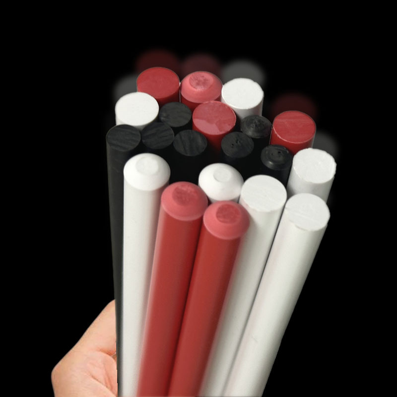 厂家PVC塑料棒实心圆棒帐篷骨架儿童蚊帐支撑杆ABS塑胶倒角棒