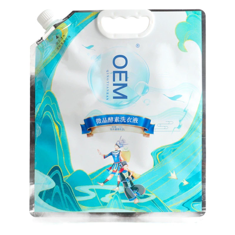 Tiktok горячий микрокристаллический фермент стиральный порошок вода мгновенная 2 л Глубокая очистка чистый источник аромата оптовая продажа с фабрики