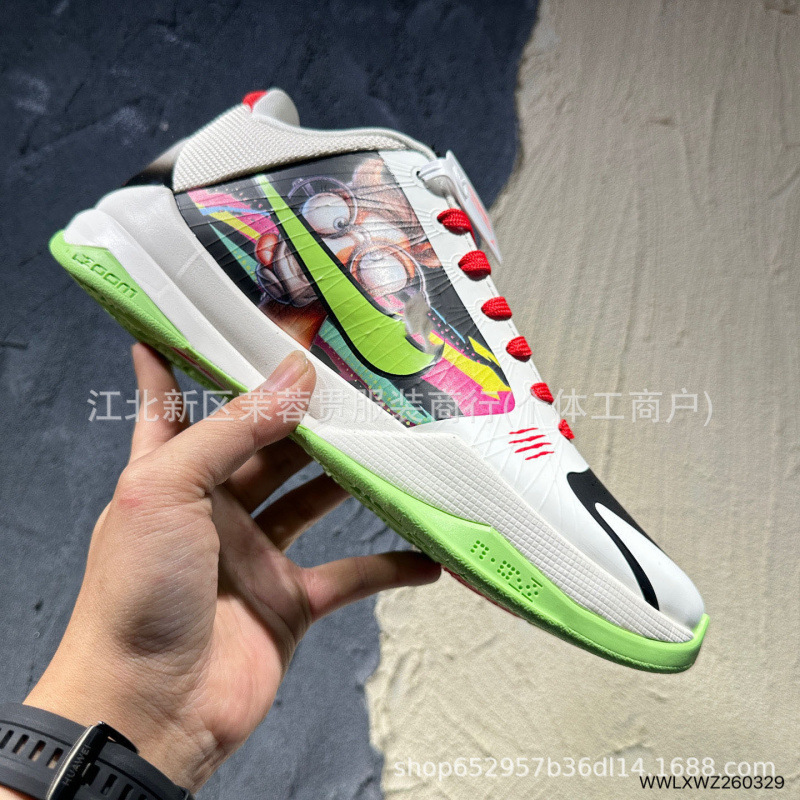 Putian shoes Zoom Kobe series Turbo air cushion ➕ EVA cushioning in the heel for practical basketball shoes, spray-painted Putian shoes Zoom Kobe series Turbo air cushion ➕ EVA cushioning in the heel for practical basketball shoes, spray-painted