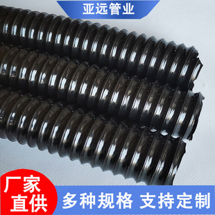 Polyurethane steel wire spiral air pipe PU steel wire corrugated pipe printing machine with high temperature resistant black steel wire pipe hose