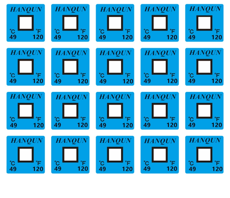 HWDJ-49 бумага для измерения температуры с изменением цвета группа Han необратимый патч для измерения температуры индикатор температуры изменение цвета ручка чувствительная к температуре полоса
