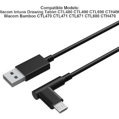 Aplicable a WACOMCTL480/490/470/471/671 sombra Tablet cable de datos de carga USB CMINI