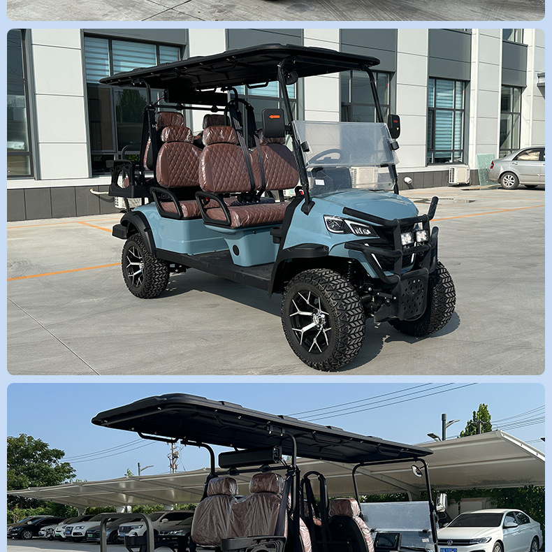 Electric Golf Cart Scenic Spot B&B Shuttle Car Real Estate Viewing Car Travel Winery Park Electric Sightseeing Car