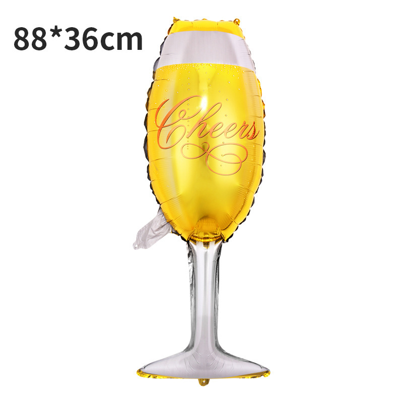 Wine Bottle Aluminum Film Party Balloons 1 Piece display picture 2