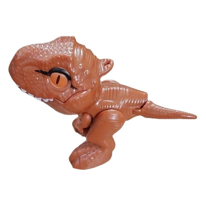 Finger-biting Dinosaur Toy Joint Movable Tyrannosaurus Rex Simulation Model Ornament Pendant Children Doll Birthday Gift