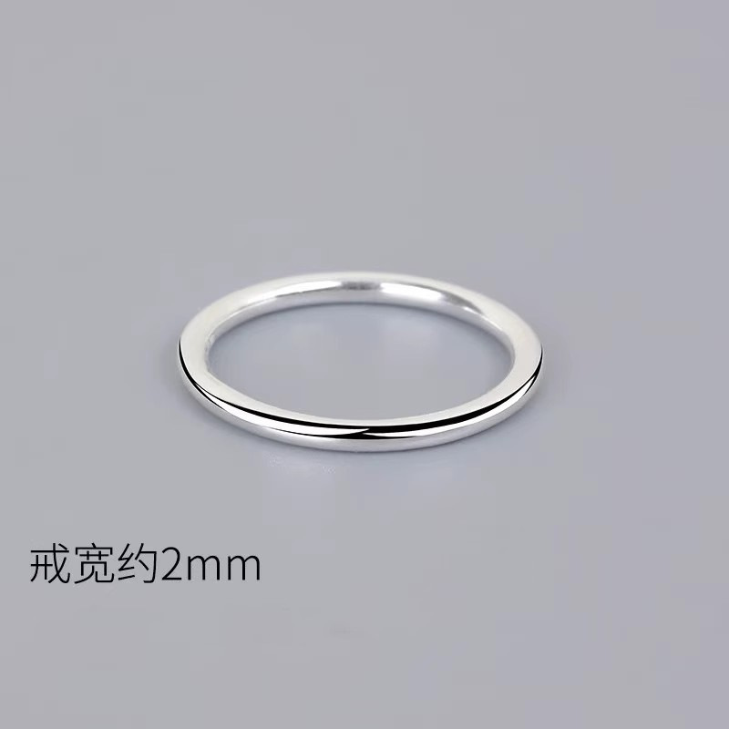 Joyería Xuping anillo de oro de 2 mm simple de viaje fácil de usar anillo de anillo sin género neutro viento
