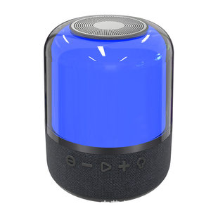JY-02Pro Bluetooth Speaker Wireless Audio Colorful Lighting Audio Glass Transparent Audio LED Lighting