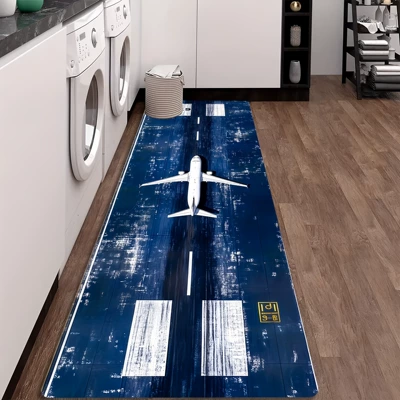 Strip Carpet, Stain-Resistant, Wear-Resistant, Easy | Avtomobil döşəmə paspasları - style-06-40120cm-crystal-velvet-dot-plastic-bottom
