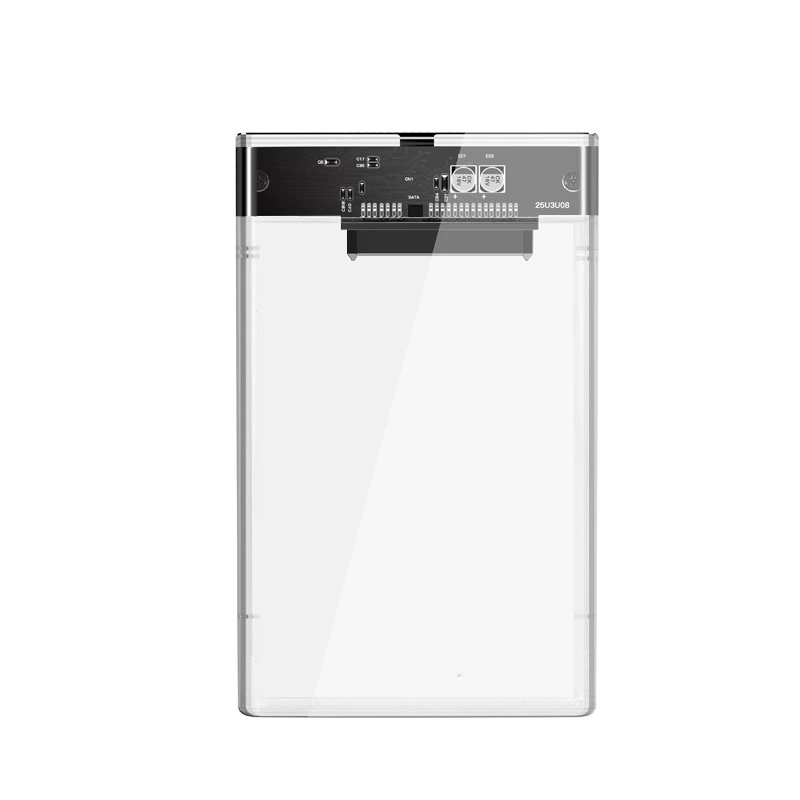 Transparent hard disk box USB3.1Type-C 2.5-inch notebook mechanical solid-state hard drive external mobile hard disk box
