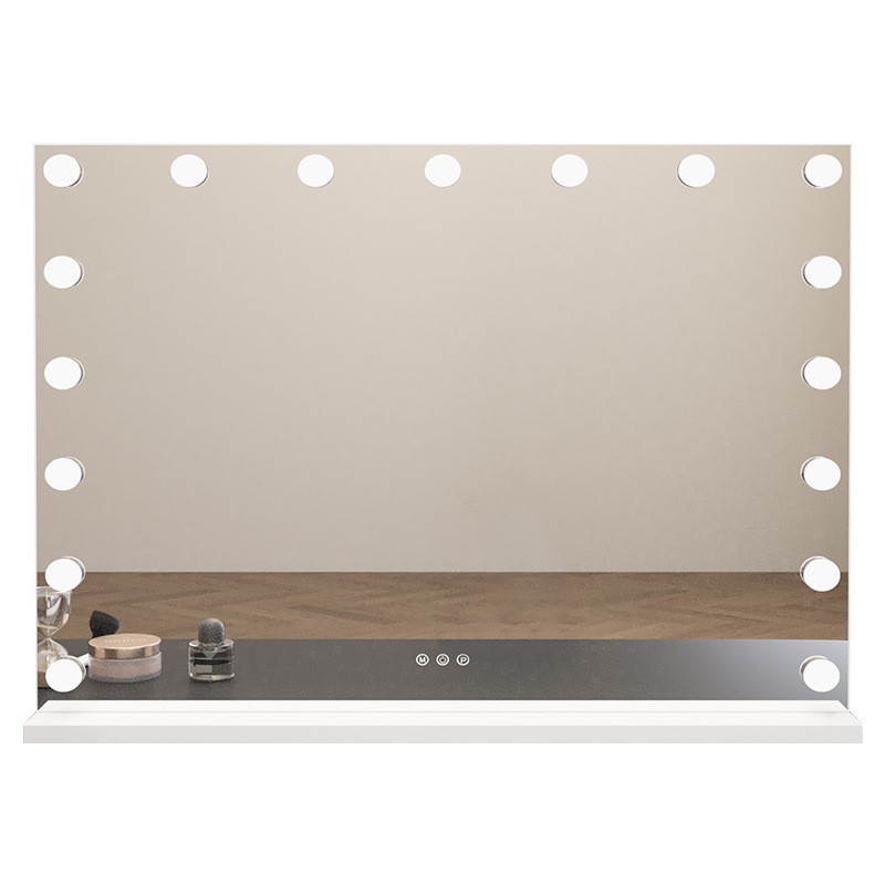 Espejo de maquillaje de celebridades de Internet con luz de escritorio LED espejo de tocador gran dormitorio en casa escritorio dormitorio espejo de alta gama