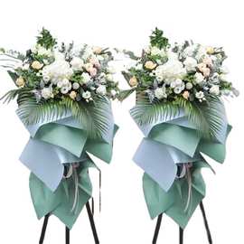 开业花篮高端开业鲜花同城速递配送上海杭州深圳北京乔迁开张大麦