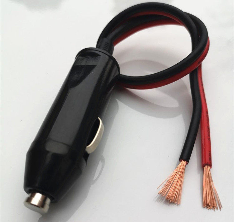 Car Cigarette Lighter Plug 30A High-Power Electrical Power Extension Cord Converter High-Current Air Pump Plug