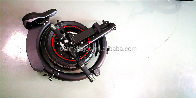 Cross-Border Sunnytimes Folding Ebike 350W 36V15Ah Electric Moped Lithium Battery Scooter