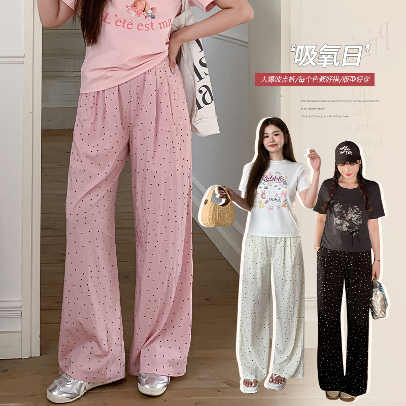   夏  XL-5XL 大きいサイズ ワイドパンツ