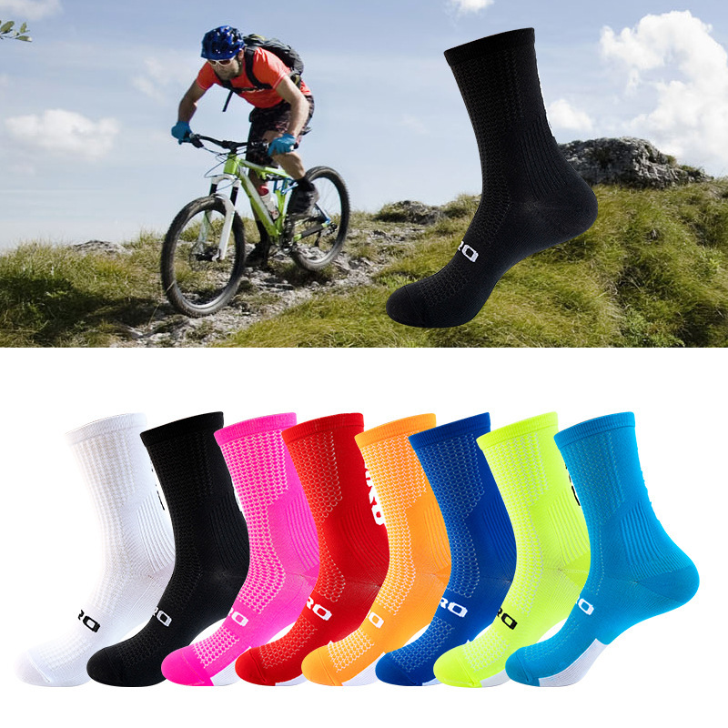New GLCO mountain bike mid-calf cycling socks running sports socks outdoor basketball socks quick-drying wear-resistant