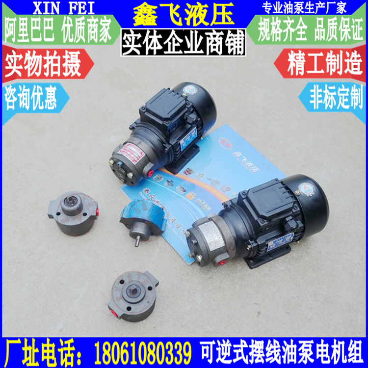 KBBY-3-1.2/0.8/4/2.5/2B DRA/2FS/3FS可逆式摆线润滑油泵电机组