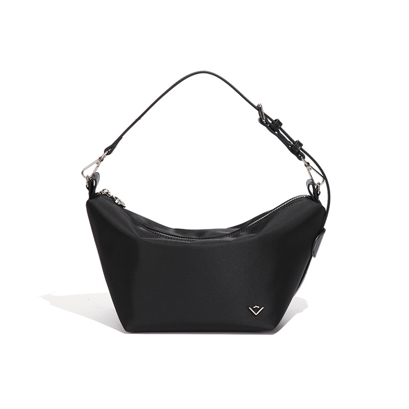 2025 New Lightweight Nylon Waterproof Wear-Resistant Slouchy Crescent Bag Crossbody Dumpling Bag For Commuting And Travel - Thumbnail 7