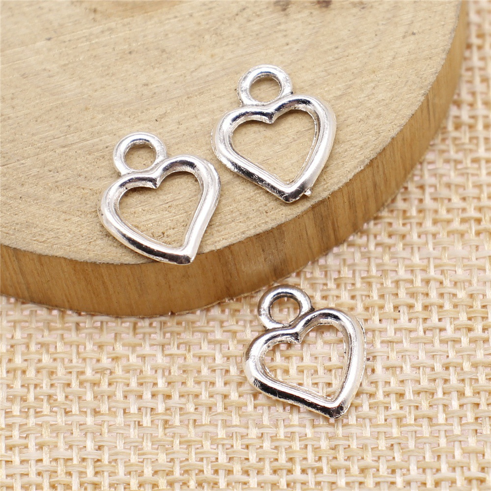 1 Piece Simple Style Heart Shape Alloy Plating Pendant Jewelry Accessories display picture 1