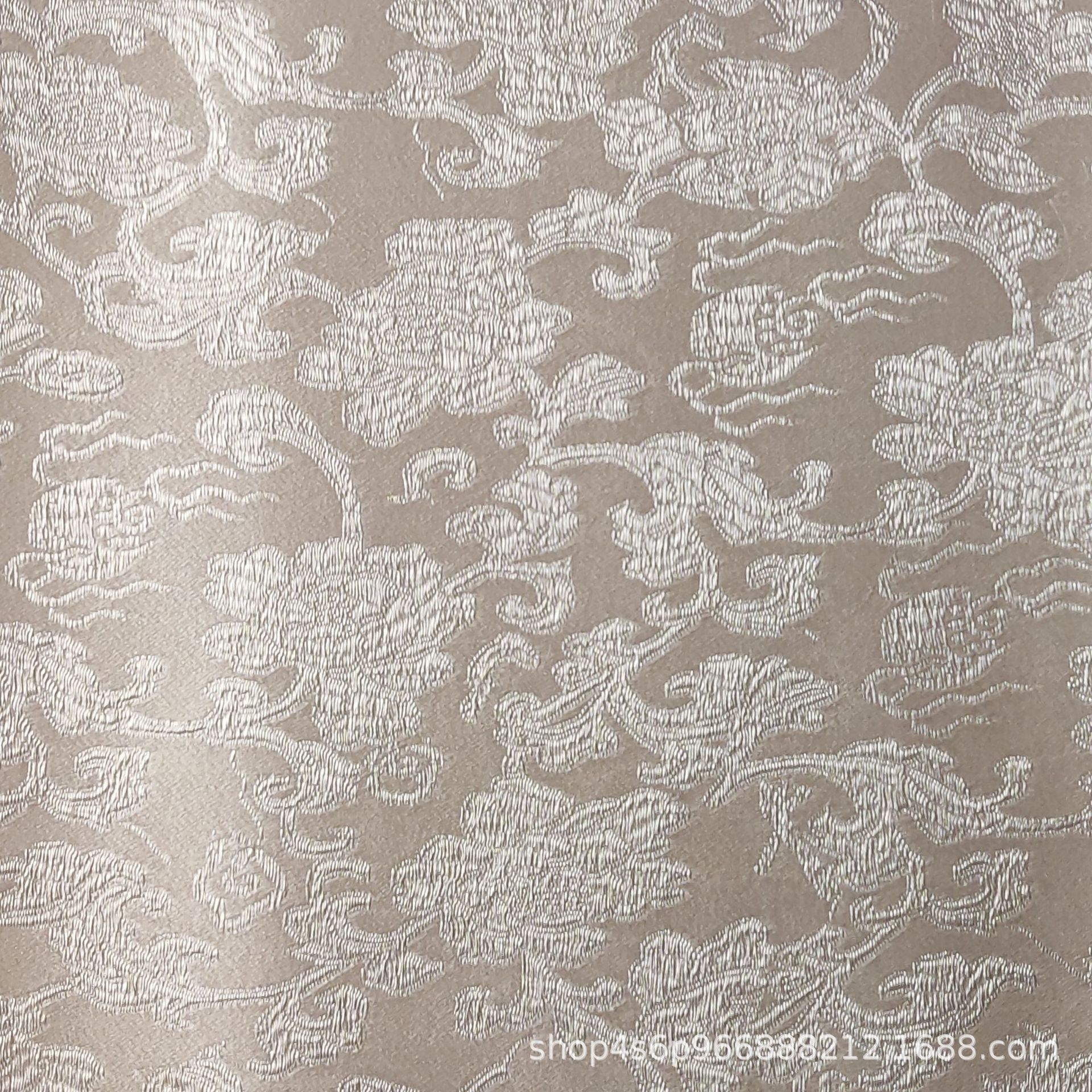 麦潮阁1.0仿棉绒珠光云锦pu压花纹握把玩具皮革特殊箱包鞋材面料