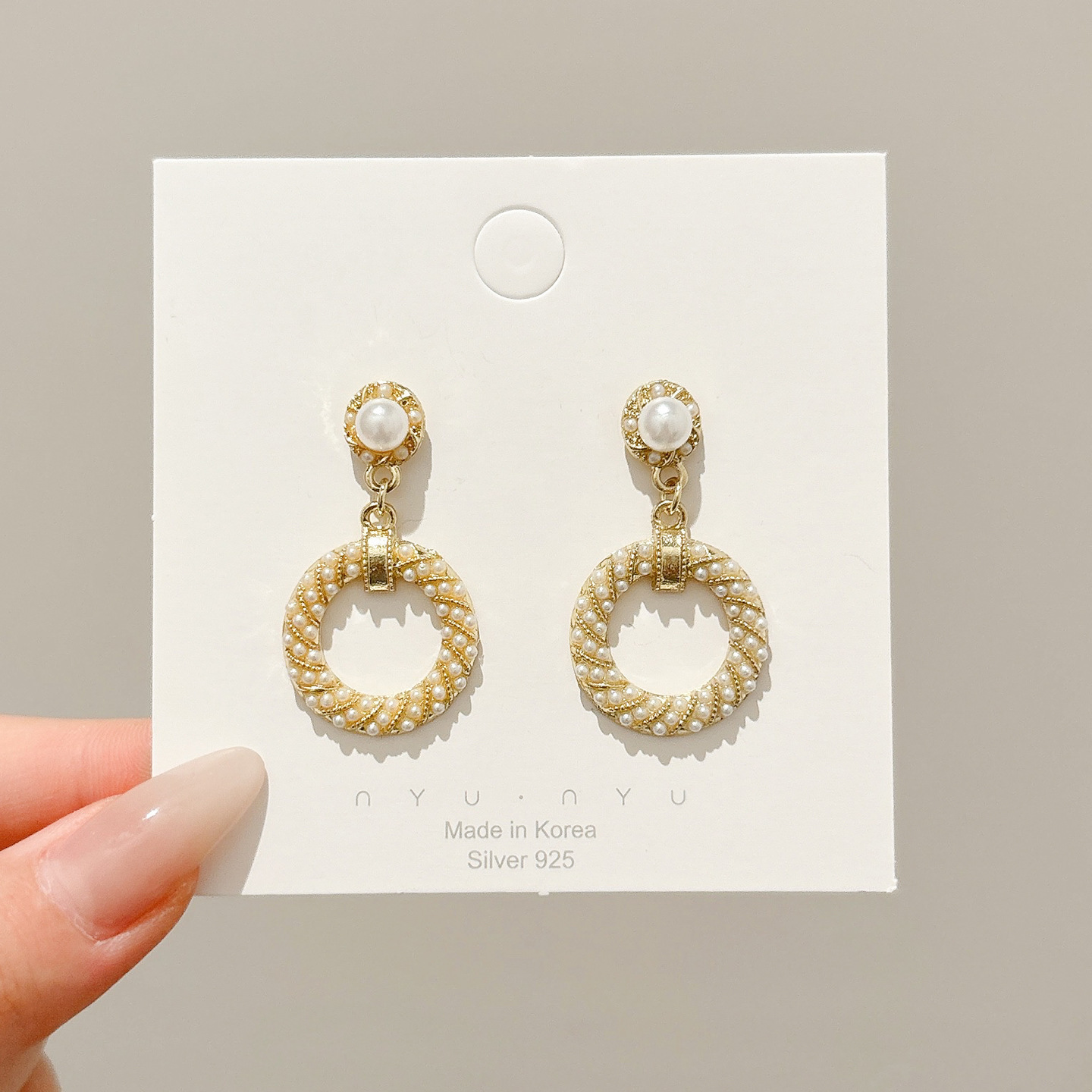 Pendientes de aleación moda coreana, estilo lujo ligero, ideales para puestos callejeros, mercado nocturno y ventas en vivo, al por mayor