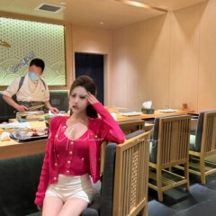 小香风法式轻奢显白吊带背心针织开衫女两件套名媛气质短款小外套