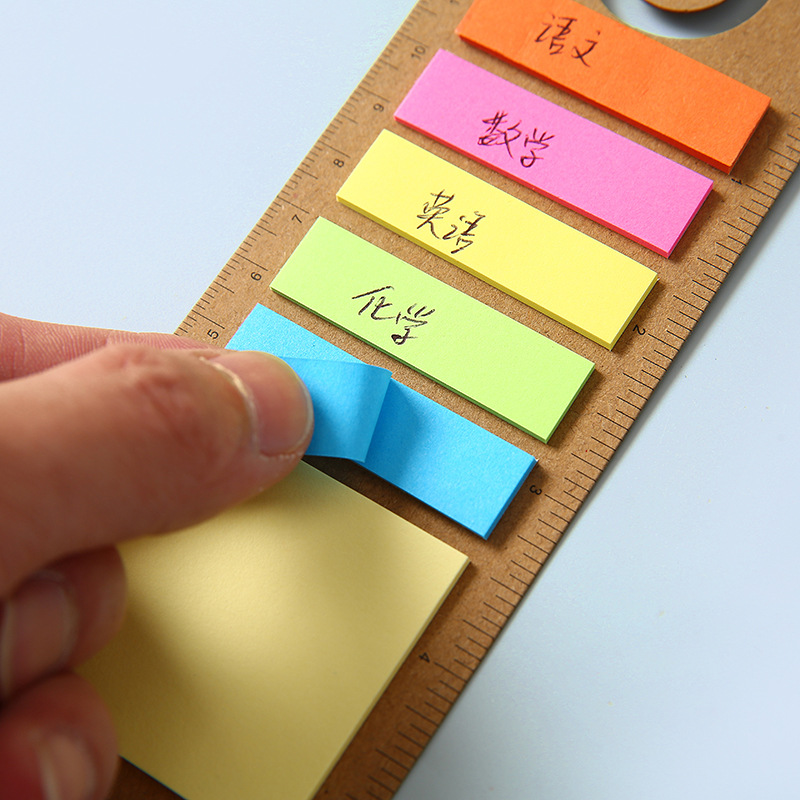 Nota hueca en forma de U personalizada colgante estudiante etiqueta de índice etiqueta de post-it creativa N veces etiqueta de impresión logotipo