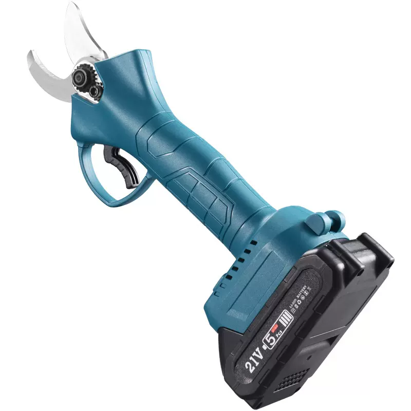 外贸电动修枝剪2.5公分果树剪树枝剪粗枝高枝锂电修剪园艺剪刀
