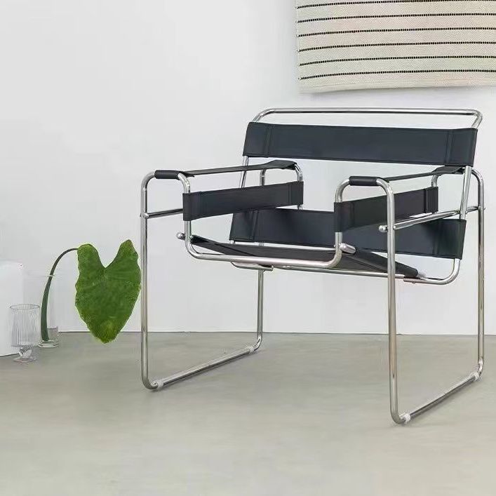 Chair Ins Internet Celebrity Photo Chair Saddle Leather Light Luxury Vintage Living Room Single Sofa Chair Massage Chair