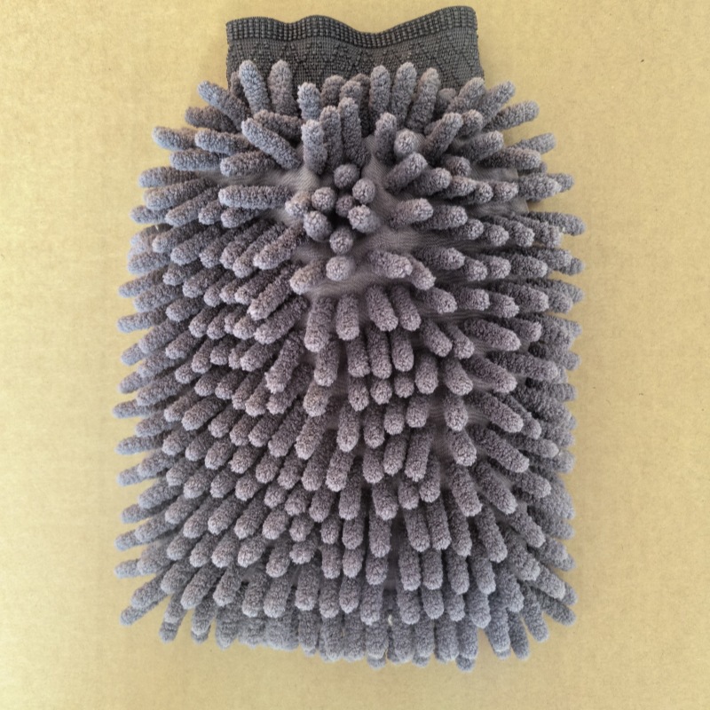 Automóvil Chenille doble cara guantes de limpieza de camión de coral espuma de limpieza de automóviles toalla de limpieza de automóviles a prueba de agua
