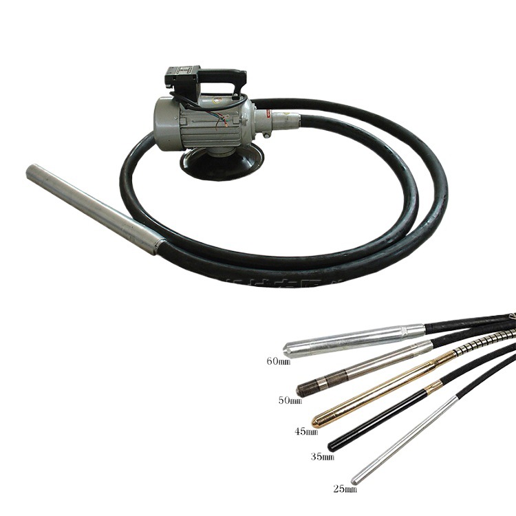 Pequeño vibrador concreto enchufable concreto eléctrico del motor de gasolina del vibrador concreto del vibrador