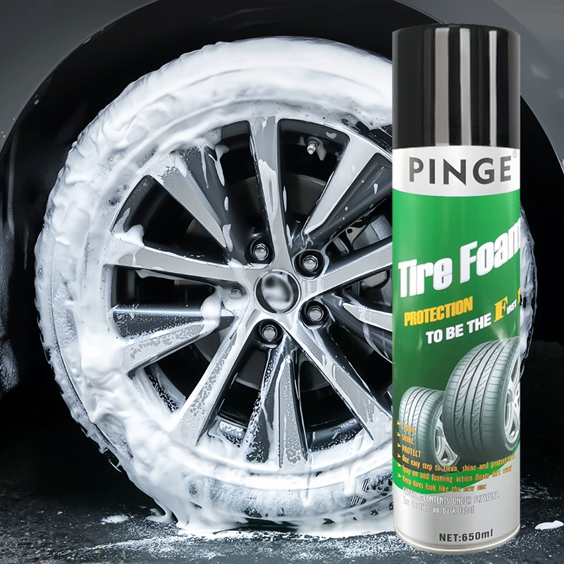 Блеск для автомобильных шин, черный кристалл, пена для чистки шин, блеск для шин, чернение, воск для защиты шин