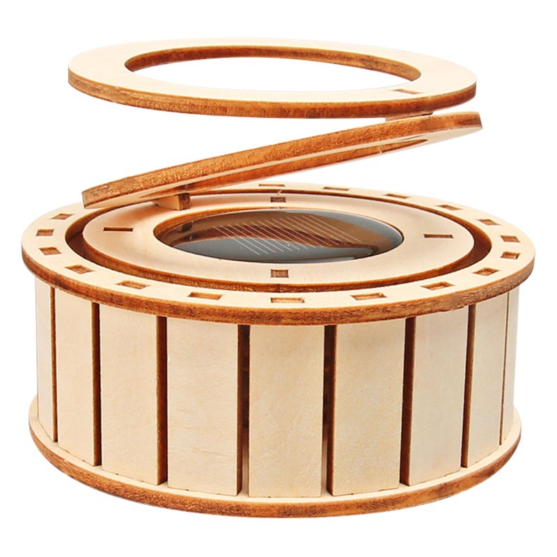 Estudiante de escuela primaria Ciencia y Tecnología pequeña producción Solar doble anillo Ciencia vapor experimental enseñanza ayudas DIY juguetes nuevos productos al por mayor