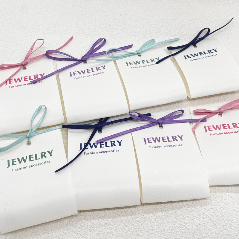 高档耳环卡片棉质布料耳环卡饰品卡网红饰品展示卡韩系耳钉卡现货