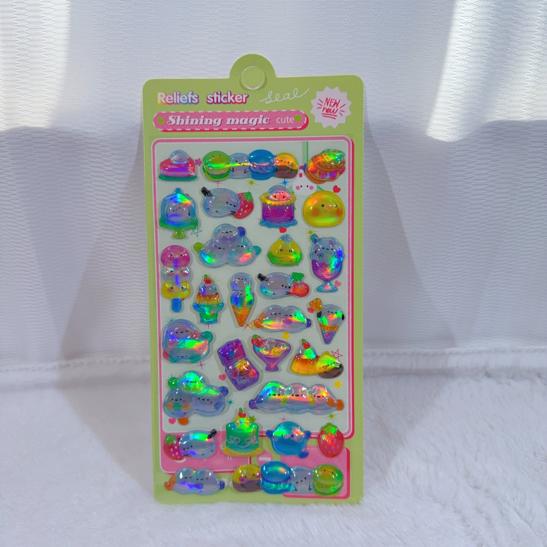 Children's three dimensional sticker, stickers, phone case, 3D