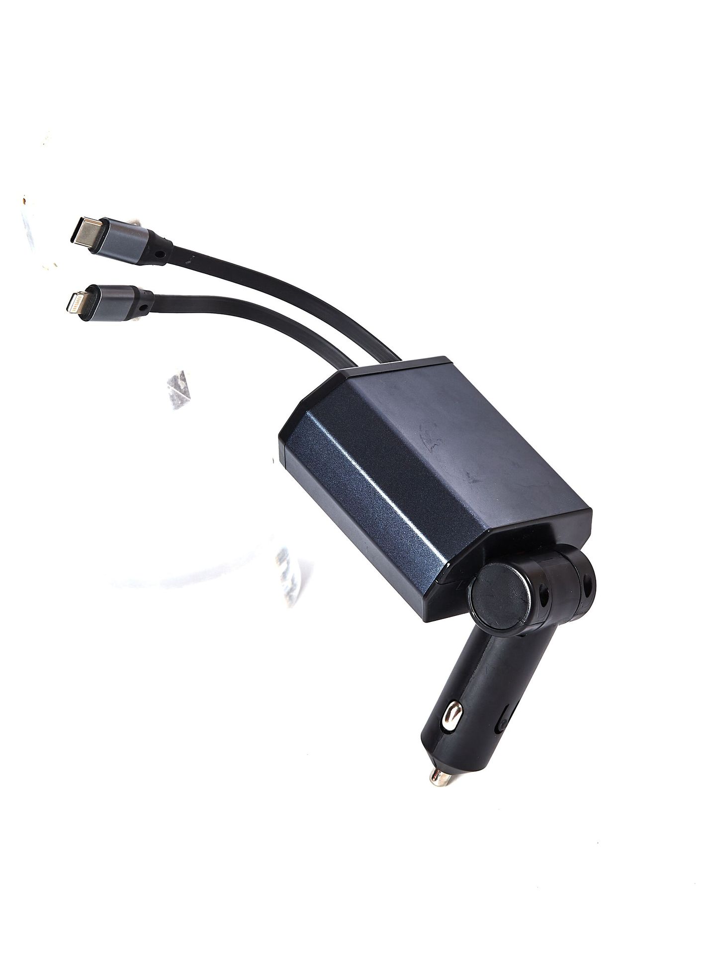Nuevo cargador de automóviles 120W súper rápido cable telescópico 4 en 1 adaptador USB cargador de teléfonos móviles