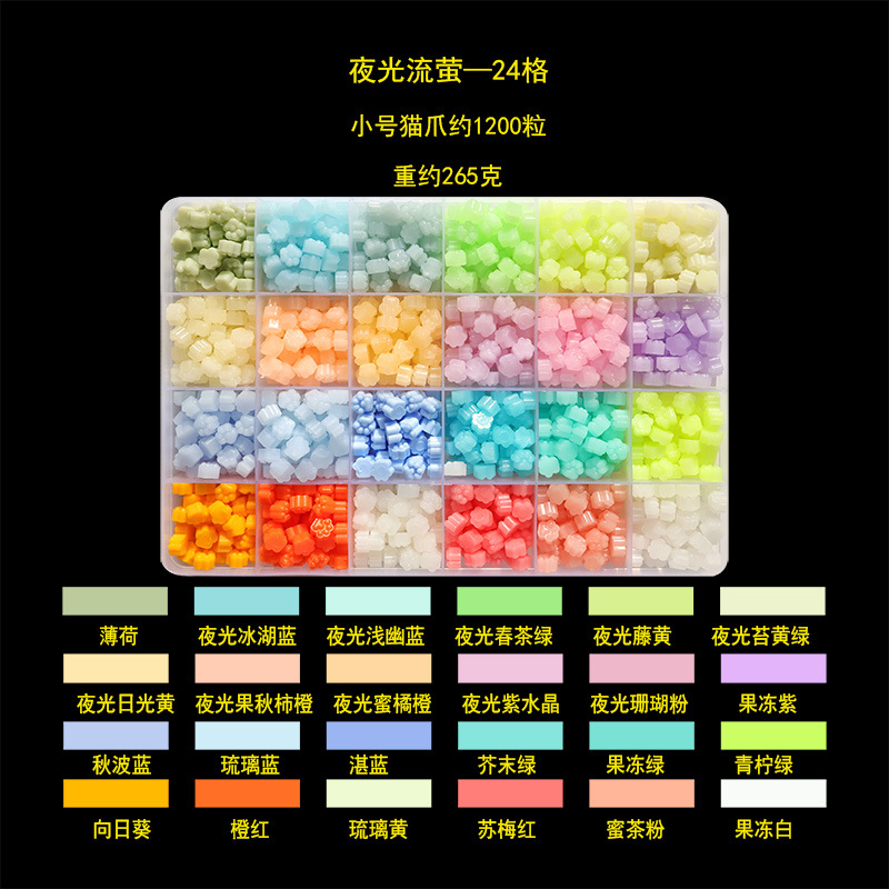 Un conjunto completo de sellos de pintura al fuego, fábricas de comercio exterior transfronterizas, granos de cera de pintura al fuego, accesorios de bricolaje en caja, almohadillas de desmoldeo para hornos al por mayor