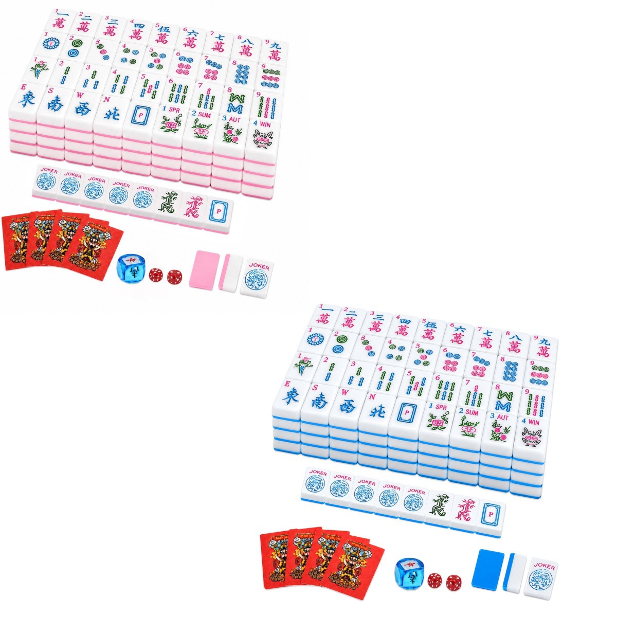Amazon's best-selling American-style mahjong set, made of melamine, is portable and includes 166 tiles, making it perfect for casual games and entertainment