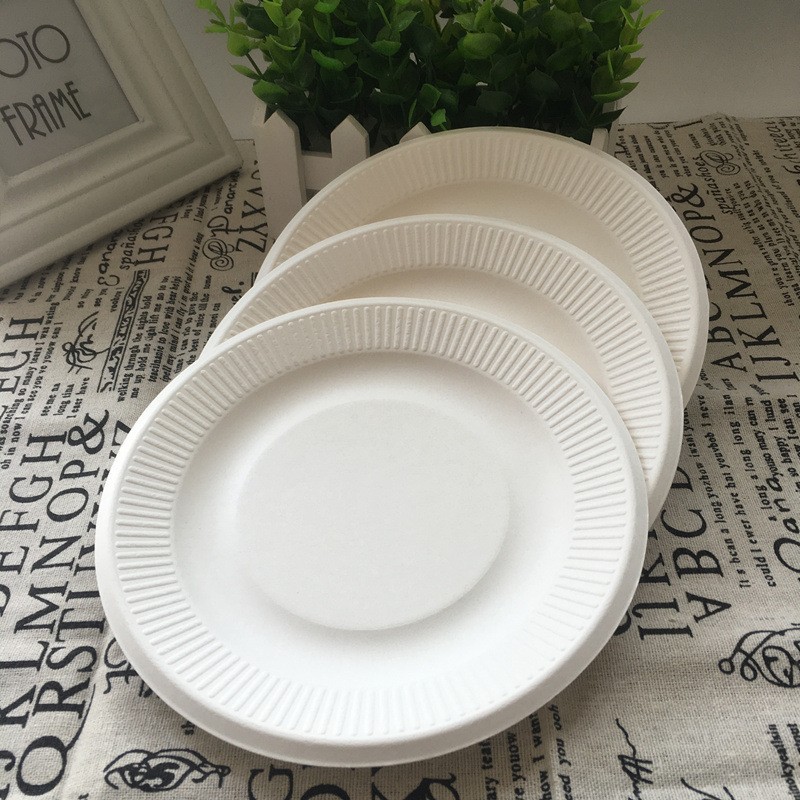 一次性纸盘子加厚餐具餐盘烧烤蛋糕手工画画diy幼儿园碟子1000只