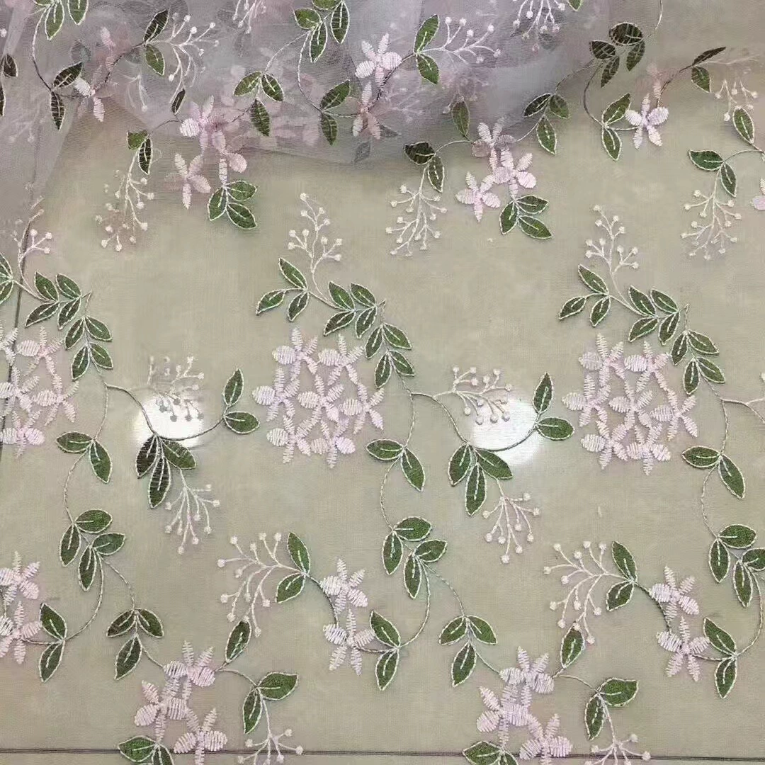 Пастырская мода сетчатая пряжа с вышивкой из кружевной ткани