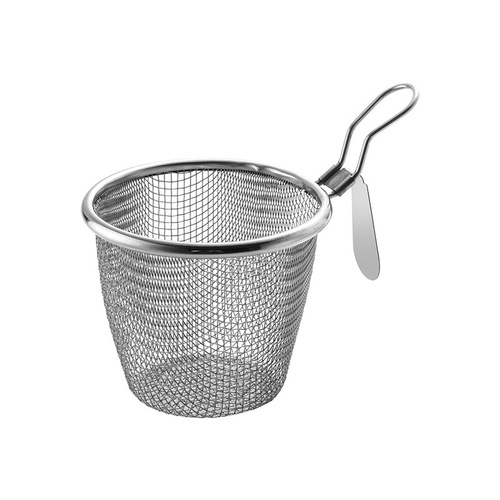 304 stainless steel mesh strainer ladle, hot pot ladle filter basket, commercial noodle soup ladle for cooking noodles and spicy hot pot.