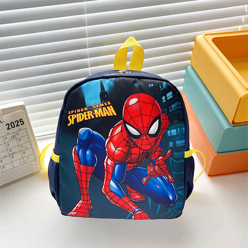 2025 Spiderman nuevo bolso de dibujos animados para niños moda bebé niño Spiderman mochila jardín de infantes