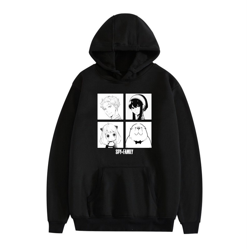 SPY×FAMILY Spy x Family anime merchandise hooded sweatshirt new men's and women's tops SPY×FAMILY Spy x Family anime merchandise hooded sweatshirt new men's and women's tops