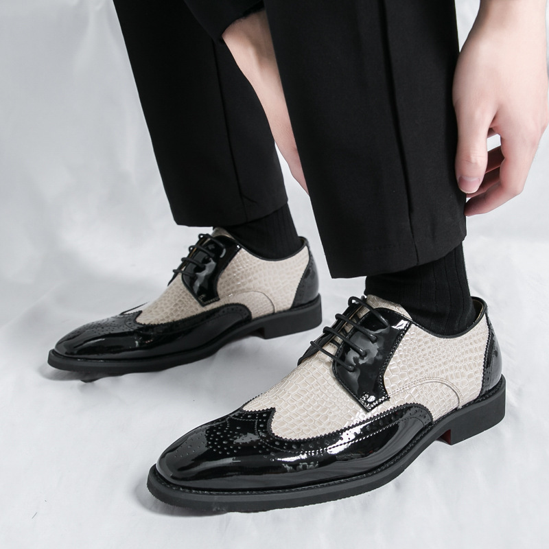 Men's Genuine Leather Formal Shoes With Height Increase For Men_voghion.com