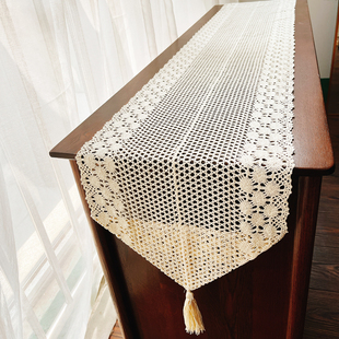 American Pastoral Ins Style Pure Cotton Crochet Tv Cabinet Sideboard Cupboard Shoe Cabinet Dining Table Coffee Table Tablecloth Table Flag