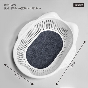 Vegetable Basket, Cat Nest, Vegetable Basket, Cat Cross-Border Pp Breathable Mat, Comfortable Pet Cat Nest, Pure Color Thickeneded Pet Supplies