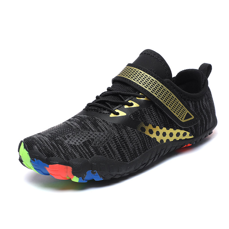 Children's climbing shoes, for boys and girls, indoor fitness training shoes, climbing and fitness sports shoes, breathable and quiet, suitable for jump rope exercises, soft-soled shoes