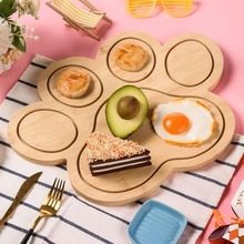 木质卡通砧板水果面包现代简约实木托盘家用早餐宝宝辅食砧板