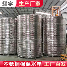 304不锈钢水箱厂家圆形组合方形消防不锈钢生活水箱保温水箱批发